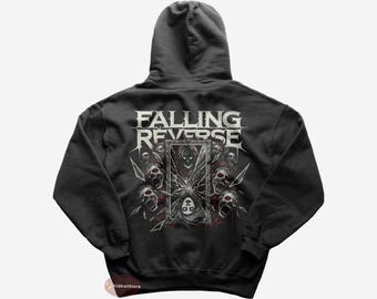 Falling In Reverse Hoodie - Popular Monster - Falling In Reverse Merch - Unisex Rock Hoodie - Gift for Rock Lovers - Premium Music Apparel