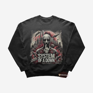 System of a Down Sweatshirt - Lonely Day - System of a Down Merch - Unisex Metal Sweatshirt - Gift for Metal Lovers - Premium Music Apparel