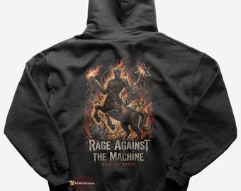 Wut gegen die Maschine Hoodie | Rock Musik Hoodie | Bombenspur | Töten im Namen | Wut gegen die Maschine Merch | Hoodie aus Baumwolle