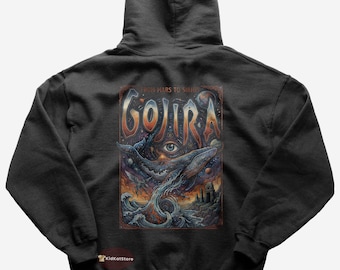 Gojira Hoodie - Amazonia - Gojira Merch - Unisex Rock Hoodie - Geschenk für Metal Musik - Premium Musikbekleidung - Metal Merch Hoodie