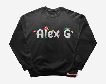 Sudadera Alex G / Sudadera de música rock / TV / Gnaw / Candy / Álbum Trick / Álbum Race / Merchandising de Alex G / Sudadera de cuello redondo