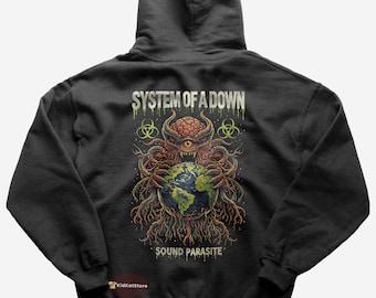 System eines Daunen Hoodie - Toxizität - Chop Suey - System eines Daunen Merchs - Unisex Metall Hoodie - Geschenk für Metallliebhaber - Musik Bekleidung