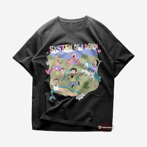 System Of A Down T-shirt | Metal Music Shirt | Chop Suey | Lonely Day | Aerials | Toxicity | System Of A Down Merch | Cotton Tee
