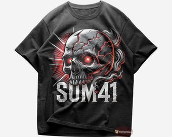 Sum 41 T-Shirt - Fat Lip - Sum 41 Merch - Unisex Punk Rock Tee - Geschenk für Punk-Liebhaber - Premium Musikbekleidung - Punk Merch