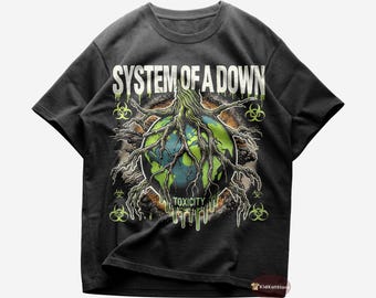 System of a Down T-Shirt - Toxicity - System of a Down Merch - Unisex Metal Tee - Gift for Metal Lovers - Premium Music Apparel