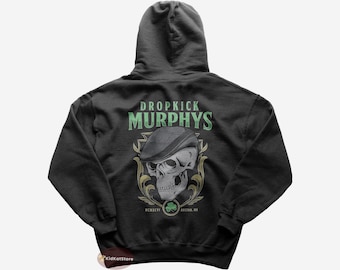 Dropkick Murphys Kapuzenpullover | Punk Musik Hoodie | Rosen Tattoo | Arbeiterlied | Dropkick Murphys Merch | Mit Kapuze Sweatshirt