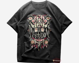 Mastodon T-shirt | Metal Music Shirt | Steambreather | Show Yourself | Leviathan | Mastodon Merch | Cotton Tee