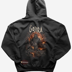 Gojira-hoody - Born In Winter - Gojira Merch - Unisex rockhoodie - Cadeau voor metalliefhebbers - Premium muziekkleding - Metal Merch-hoodie