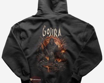 Gojira Hoodie - Geboren im Winter - Gojira Merch - Unisex Rock Hoodie - Geschenk für Metal-Liebhaber - Premium Musikbekleidung - Metal Merch Hoodie