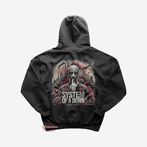 System of a Down Hoodie - Lonely Day - System of a Down Merch - Unisex Metal Hoodie - Gift for Metal Lovers - Premium Music Apparel