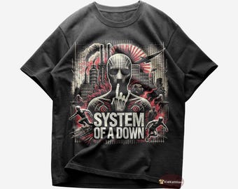 ヴィンテージ 00年代 システム・オブ・ア・ダウン Tシャツ スティール