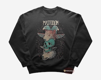 Mastodon Sweatshirt | Metal Music Sweatshirt | High Road | I am Ahab | The Motherload | Mastodon Merch | Crewneck Sweatshirt