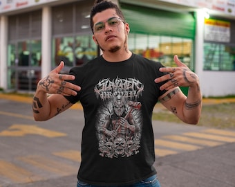 Slaughter To Prevail T-shirt | Demolisher | Bratva | 1984 | Baba Yaga Shirt | Kostolom Album Shirt | Slaughter To Prevail Merch | Cotton Tee