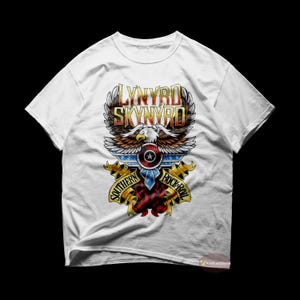 Lynyrd Skynyrd T-Shirt | Rock Music Shirt | Free Bird | Sweet Home Alabama | Lynyrd Skynyrd Merch | Cotton Tee