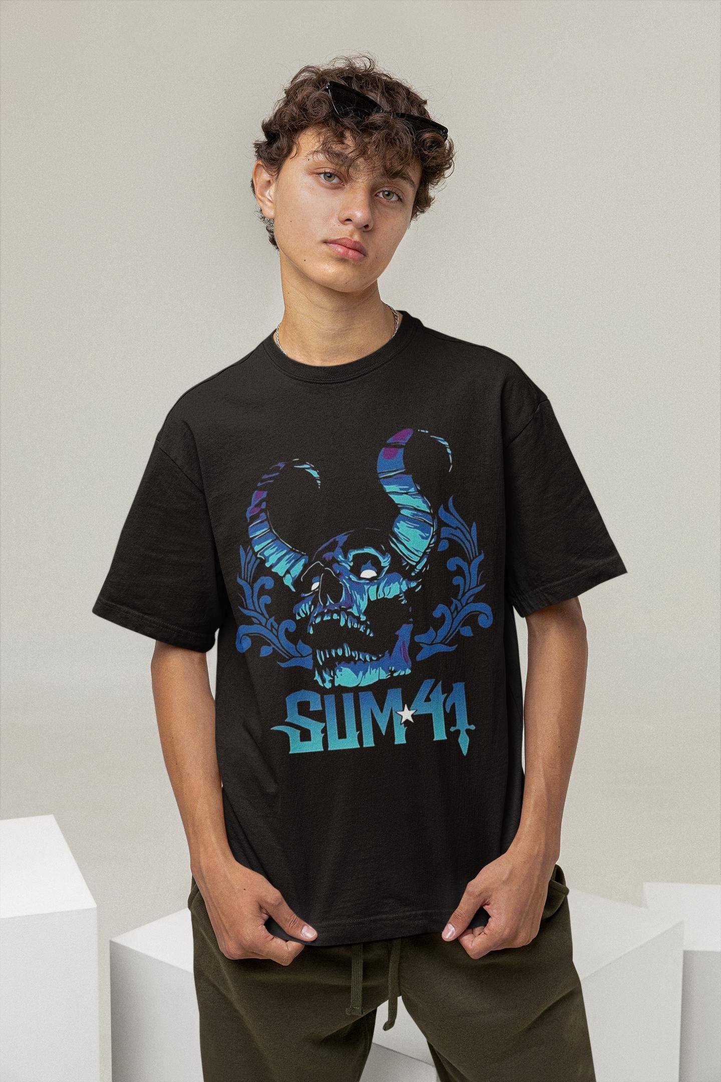 Sum 41 T-shirt | Rock-metal Music Shirt | Over My Head | With Me