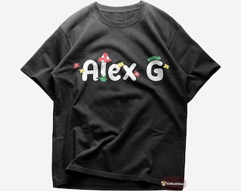 Camiseta de Alex G / Camiseta de música rock / TV / Gnaw / Candy / Álbum de trucos / Álbum de carreras / Merchandising de Alex G / Camiseta de algodón