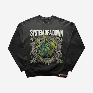 System of a Down Sweatshirt - Toxicity - System of a Down Merch - Unisex Metal Sweatshirt - Gift for Metal Lovers - Premium Music Apparel