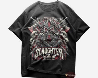 Slaughter to Prevail T-Shirt - Demolisher - Slaughter to Prevail Merch - Unisex Metal Tee - Deathcore Lovers Gift - Premium Music Apparel