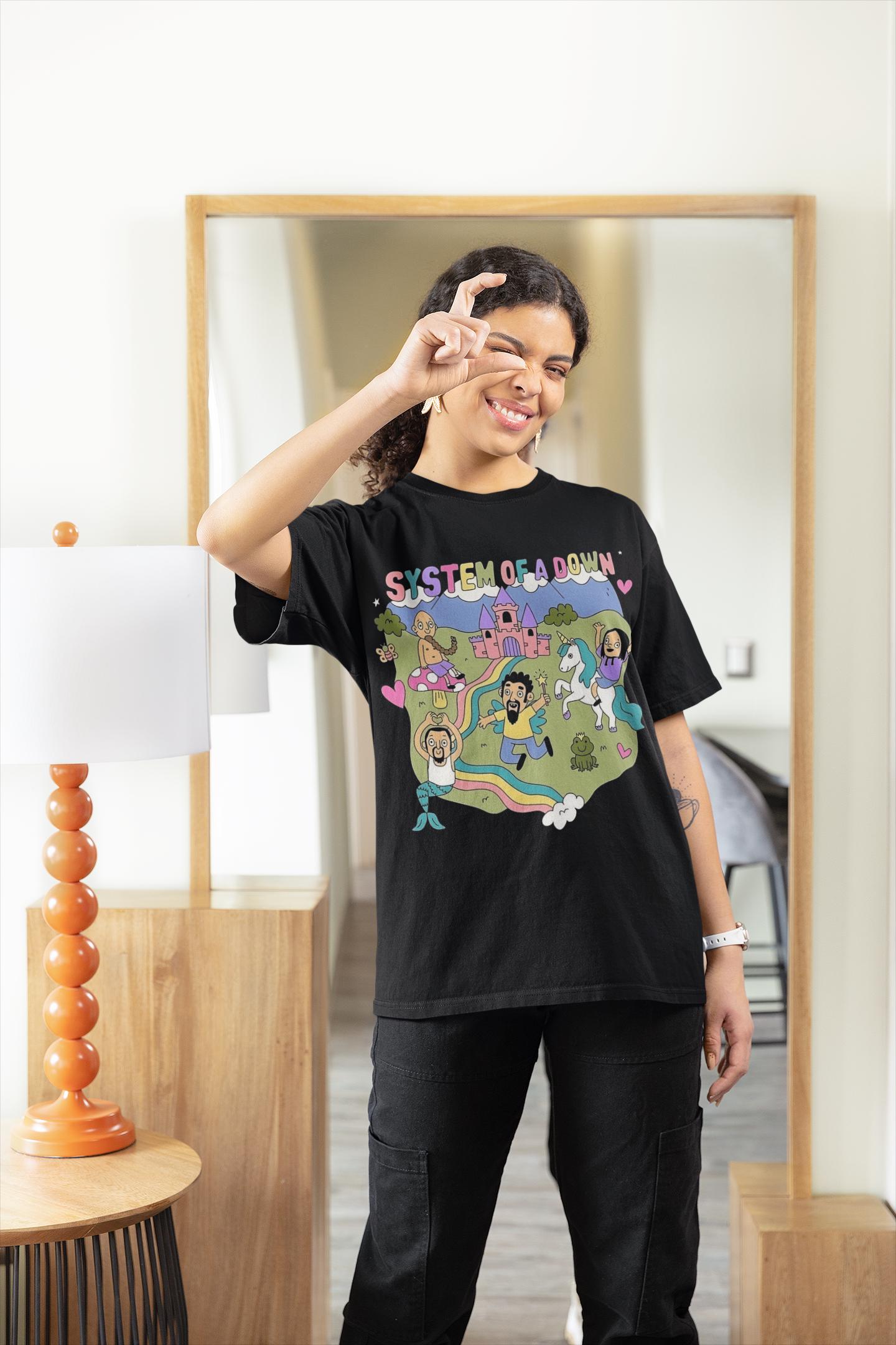 System of A Down T-shirt | Metal Music Shirt | Chop Suey | Lonely