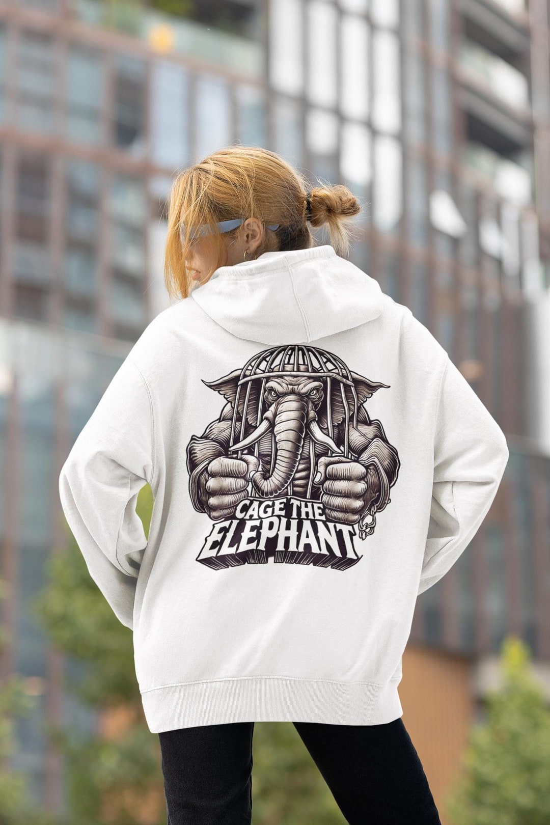 Cage the Elephant Hoodie - Trouble - Cage the Elephant Merch - Unisex ...
