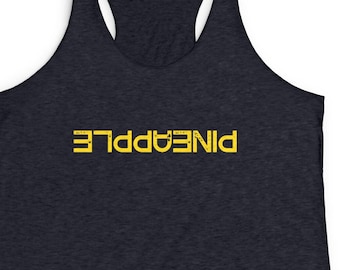 Umgedrehtes Ananas T-Shirt | Damen Swinger Shirt | Swinger Lifestyle Thank Top für Swinger | Lustiges Upsidedown Ananas Shirt