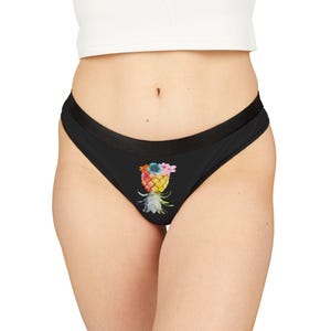 Upside Down Pineapple Thong – Sexy Tropical Underwear for Swinger Lifestyle & Hot Wives - Cuckold