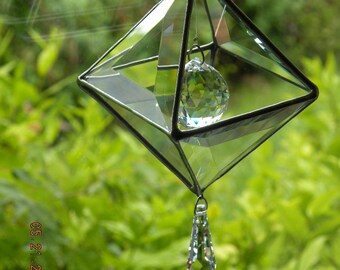 Beveled Glass Stained glass 3D sun catcher