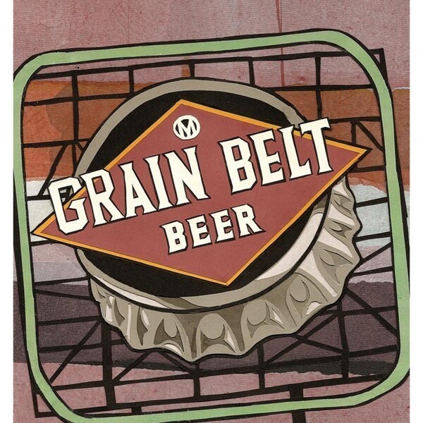 Grain Belt Beer Sign Etsy