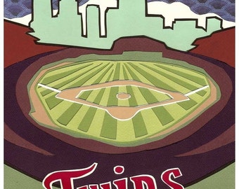 Target Field Minnesota Twins print