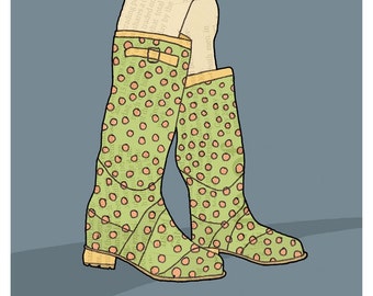 My Rainboots fine art print