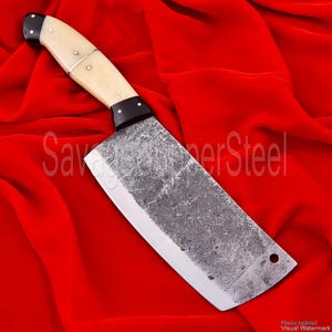 Cleaver Knife Custom Handmade Knives  Kitchen Chef Knife Gift For Mom Housewarming Gifts Personalized Gifts Thanksgiving Gifts