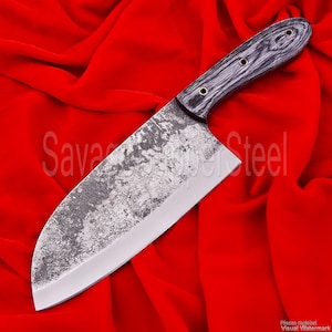 Serbian Cleaver Butcher Knife Handmade Cleaver Personalized Gifts For Mom Housewarming Gift Camping BBQ Gift Thanksgiving Gifts