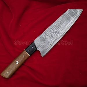 Handmade Chef Knife Damascus Chef Knife Hand Forged Damascus knives Kitchen Knife Anniversary Gift Birthday Gift Thanksgiving Gifts