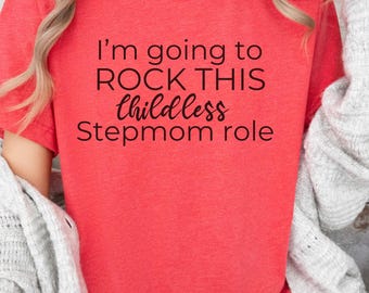 Shirt stiefmoederrol, nieuwe stiefmoeder, kinderloze stiefmoeder, grappige stiefmoeder, moedershirt, bonusmoedershirt, Moederdagshirt, cadeau stiefmoeder, stiefmoeder T