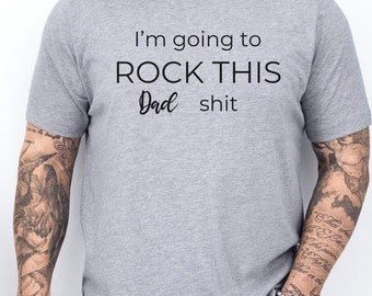 Camiseta para papá nuevo, camiseta para futuro papá, camiseta divertida para papá, regalo para papá, anuncio de embarazo, camiseta para papá, regalo para papá, regalo del día del padre, futuro papá