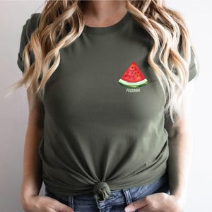 Freedom Watermelon Shirt, Human Rights Shirt, Free Palestine Protest Tee, Gaza Freedom Tee, You Will Never Walk Alone