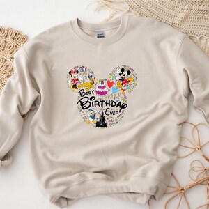 Best Birthday Ever Sweatshirt, Disneyland Birthday Tee, Disneyworld Trip Sweatshirt, Retro Birthday Tee, Disney Party Sweatshirt