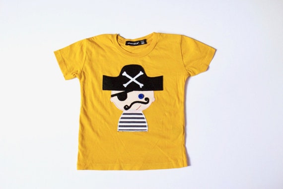 yellow pirate shirt