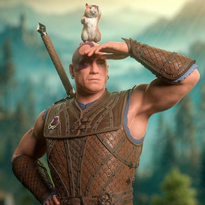 BEASTMASTER OF JUSTICE di [H3ll Creator] | Figura | Stampa 3D 16K | Da tavolo | Collezione | Regalo | Statua | Dipinto