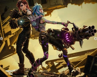 REUNITED SISTERS by [Bulkamancer Sculpts] | 358 mm Diorama | 16K 3D Print | Tabletop | Collection | Gift | Statue | Hand-Painted