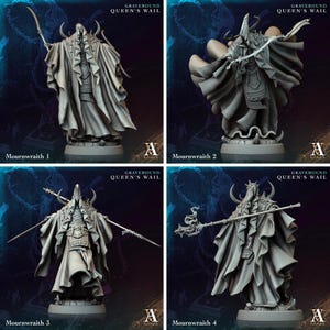 MOURNWRAITH from "Gravebound - Queen's Wail" by [Archvillain Games] | 16K 3D printing | Tabletop | Wargaming | Pen and paper