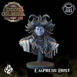 BUSTO DELL'IMPERATRICE da "Death Coliseum" di [Crippled God Foundry] | Stampa 3D 16K | Da tavolo | PnP | Giochi di guerra | gioco di ruolo