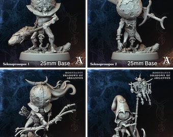 SELENOPROSOPOS from "Moondance - Shadows of Argantos" by [Archvillain Games] | 16K 3D Printing | Tabletop | Wargaming | PnP | 32 mm Miniature