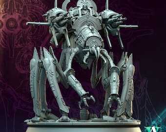 DOOM SPINNER from "Empire of the Stars - Daughters of Neith" [Archvillain Games] | 16K 3D printing | Tabletop | Wargaming | PnP | 32mm miniature