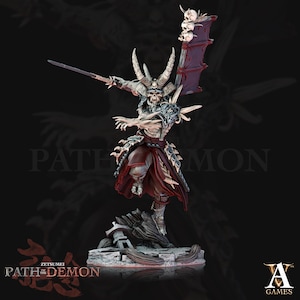 DAI GAIKOTSU de "Zetsumei - Path of the Demon" de [Archvillain Games] | Miniatura de 32 mm | Impresión 3D de 16K | Superficie de la mesa