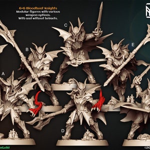 CAVALIERE DELLA CACCIA AL SANGUE da "The Bloodhunt" di [Artisan Guild] | Stampa 3D 16K | Carta e penna | Da tavolo | Giochi di guerra