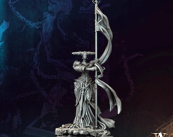 GRIEVING BRANDMAVEN from "Gravebound - Queen's Wail" by [Archvillain Games] | 16K 3D Printing | Tabletop | Wargaming | Pen and Paper