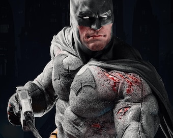 MIDNIGHT KNIGHT by [Zez Studios] | Figure | 16K 3D Print | Tabletop | Collection | Gift | Statue | Decoration | Painted