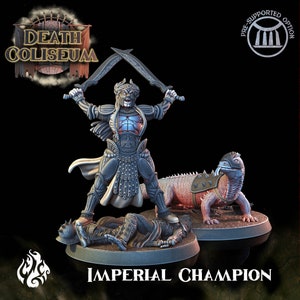 CAMPIONE IMPERIALE da "Death Coliseum" di [Crippled God Foundry] | Stampa 3D 16K | Da tavolo | PnP | Giochi di guerra | gioco di ruolo
