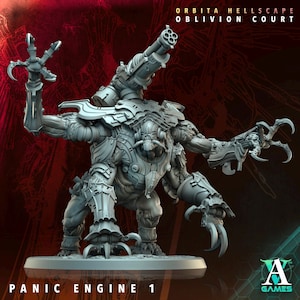 PANIC ENGINE da "Orbita Hellscape - Oblivion Court" di [Archvillain Games] | Stampa 3D 16K | Piano del tavolo | Giochi di guerra | PnP | miniatura da 32 mm